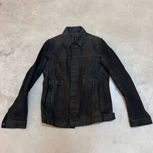 Rick Owen’s Slim Fit Black Jean Jacket